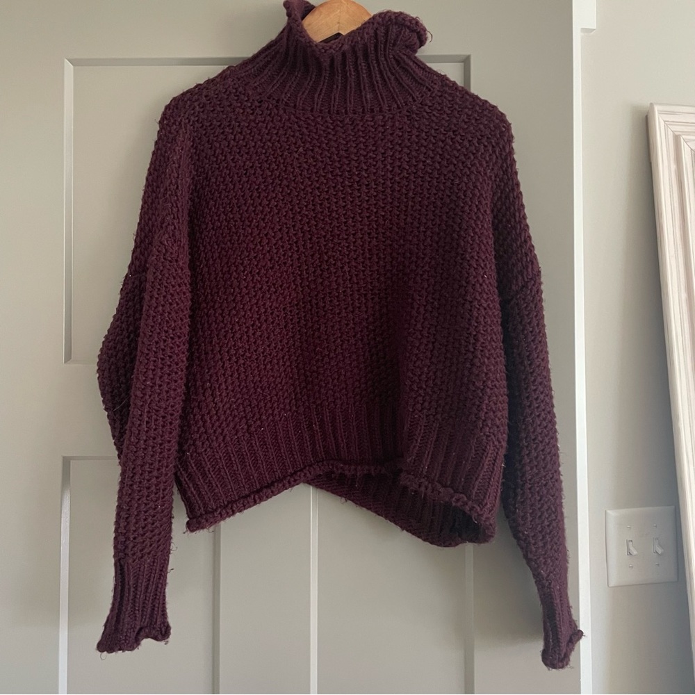 Forever 21 Turtleneck Cropped Sweater